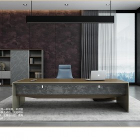 老板桌創(chuàng)意辦公桌椅組合   大氣輕奢經(jīng)理桌主管桌    簡(jiǎn)約現(xiàn)代辦公家具