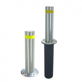 不銹鋼升降防撞柱 半自動(dòng)升降柱