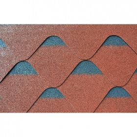 云南 油氈瓦瀝青瓦價格 中國紅 波紋型環(huán)保屋頂瓦