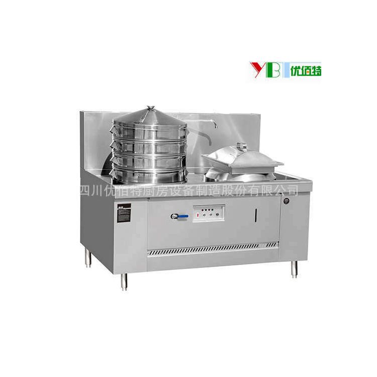 燃?xì)猸h(huán)保節(jié)能雙頭蒸爐雙頭燃?xì)庹魻t 四川商用爐灶公司 學(xué)校廚房設(shè)備廠家專業(yè)銷售