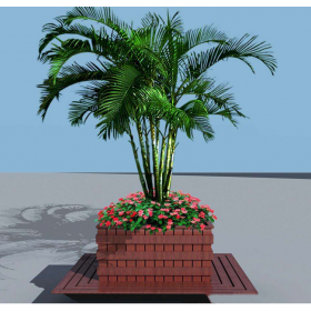 戶外樹箱廠家   塑木花箱樹箱  花盆花槽