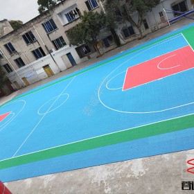 廠家直銷 懸浮拼裝塑料pvc運動地板 懸浮米字格拼裝幼兒園地板 蓉誠華塑米字格懸浮地板