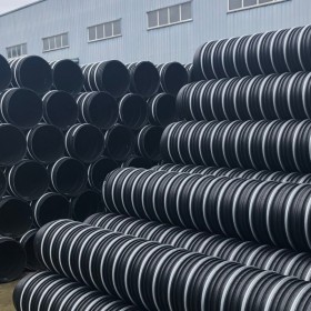 四川鋼塑復合排水管，pe鋼塑復合纏繞排水管生產(chǎn)廠家