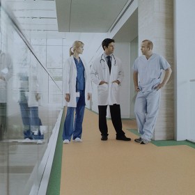 韓國LG靜寶PVC塑膠地板 3.2mm防火阻燃醫(yī)院幼兒園地膠環(huán)保地板革