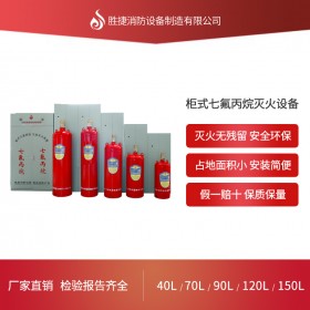 四川成都圖書館柜式七氟丙烷氣體滅火裝置40L到150L單雙瓶組生產(chǎn)廠家抵用券2999元