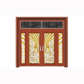 天衛(wèi)盾 入戶大門 定制仿古大門雙開(kāi)防盜門精品仿銅門不褪色不掉漆甲級(jí)防盜四川成都廠家直銷