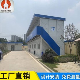 成都周邊活動板房承建 彩鋼活動板房 單雙層活動板房施工