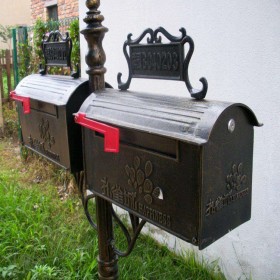 別墅信報(bào)箱廠家直銷  信報(bào)箱掛墻室外防雨