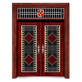 天衛(wèi)盾入戶大門防盜大門定制 別墅防盜門  庭院大門 不褪色不掉漆甲級防盜門廠家