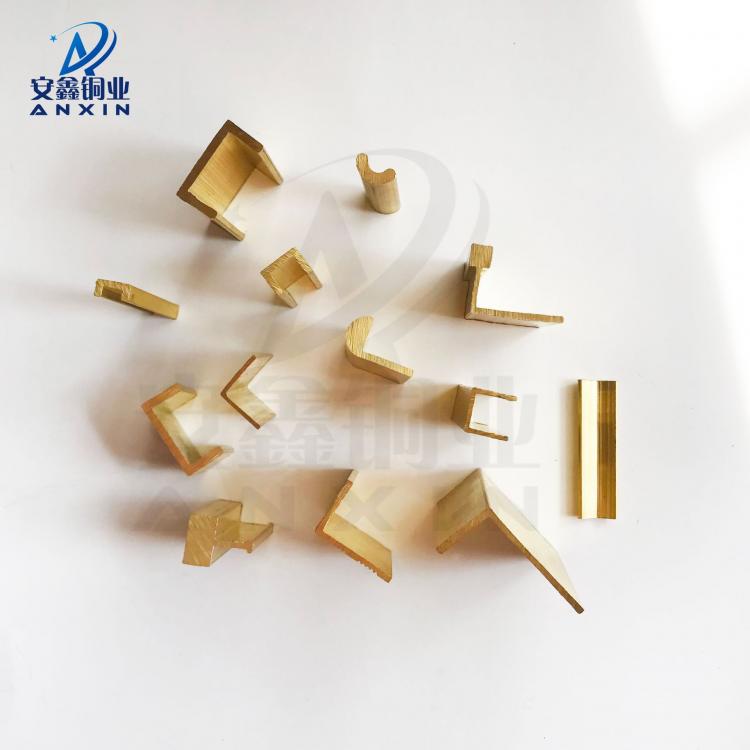 安鑫銅業(yè)批發(fā)供應(yīng)實(shí)心扁銅條 L型銅條 樓梯防滑銅條 U型銅條訂做