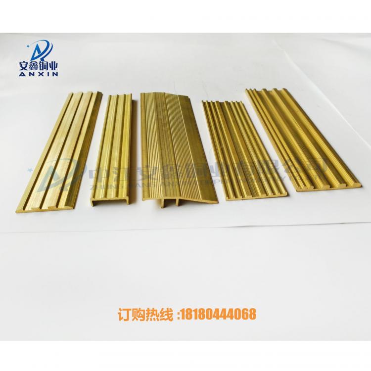 四川銅條廠家供應(yīng) 大理石臺(tái)階踏步 樓梯防滑銅條 定制加工