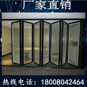 雙層鋼化玻璃折疊門(mén)室內(nèi)移門(mén)陽(yáng)臺(tái)客廳臥室隔斷門(mén)