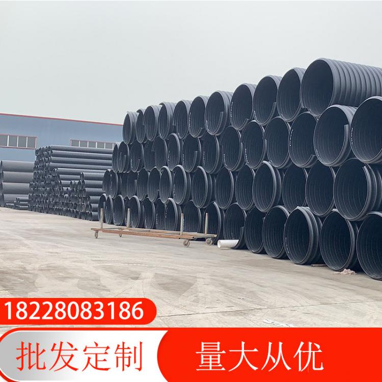 鋼帶波紋管DN300螺旋波紋管 量大從優(yōu)多規(guī)格環(huán)剛度SN8單壁波紋管