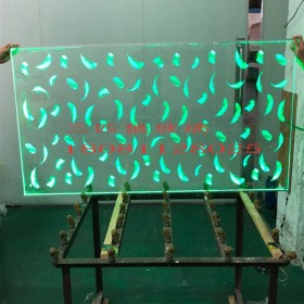 長(zhǎng)虹壓花玻璃激光內(nèi)雕玻璃雙層鍍膜玻璃門窗