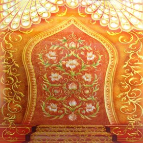 成都雙流區(qū)山水畫,屏風(fēng)窗戶陽臺,有機玻璃廠