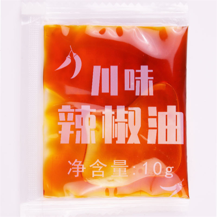 一手貨源 方便辣椒油小料包10g 涼拌辣椒油 萬高達(dá)味