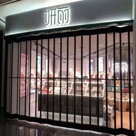 成都移動(dòng)推拉折疊軟門(mén)簾 PVC擋風(fēng)空調(diào)門(mén)簾 磁吸透明門(mén)簾