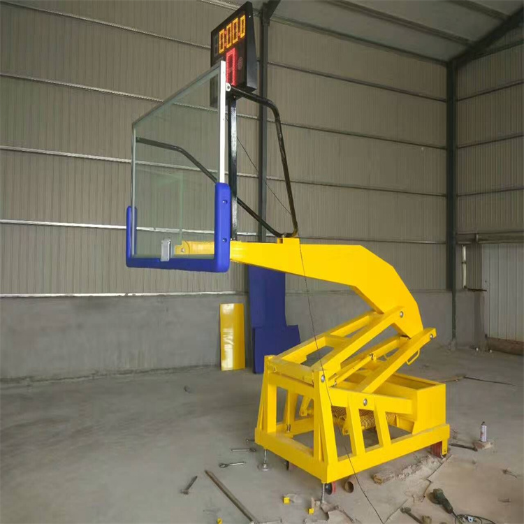 戶外籃球架家用室外標(biāo)準(zhǔn)可移動成人成年投籃球架可升降籃筐單臂