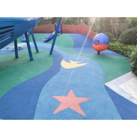 塑膠地坪 由橡膠顆?；駿PDM顆粒為面層 塑膠地坪 廠家直銷