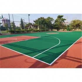 學(xué)校硅PU籃球場(chǎng) 綠色環(huán)保 場(chǎng)地施工 硅pu球場(chǎng)價(jià)格