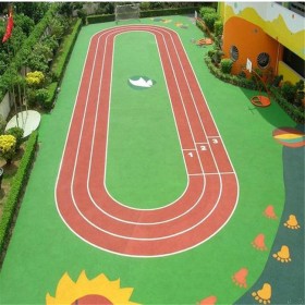 混合型塑膠跑道 運(yùn)動(dòng)場(chǎng)材料塑膠跑道廠家全國上門施工