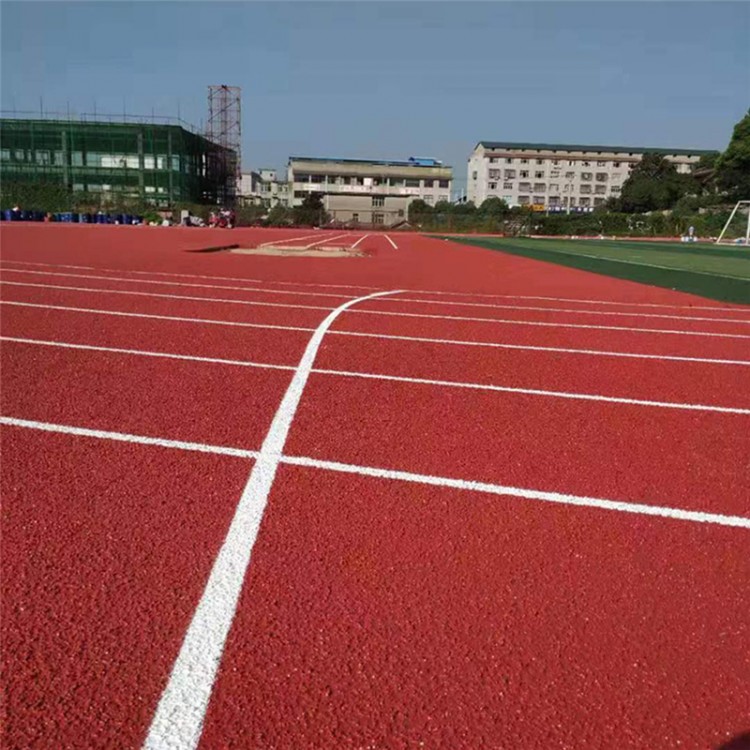 EPDM塑膠跑道 戶外操場運動復(fù)合型 混合型塑膠跑道