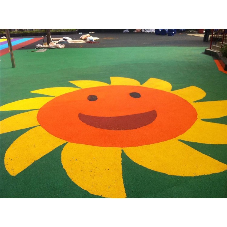 成都EPDM塑膠跑道學(xué)校籃球場彩色橡膠顆粒  幼兒園塑膠跑道epdm顆粒