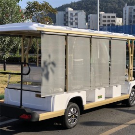 重慶觀光車廠家直銷 可座14人 園區(qū)觀光車定制