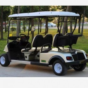 阿童木 小型電動(dòng)巡邏車 4座高爾夫球車 金色 廠家直銷