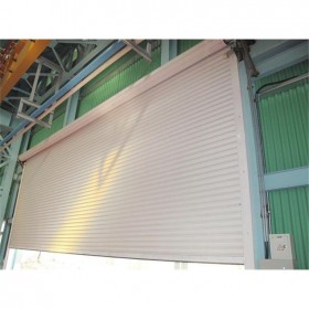 生產出售 鋼制抗風卷簾門 自動抗風工業(yè)卷閘門 車庫防火卷簾門 價格合理