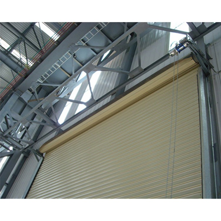 百亨定制電動抗風簾門卷閘門 彩鋼卷簾門 鋁合金卷簾門 大型工業(yè)升門