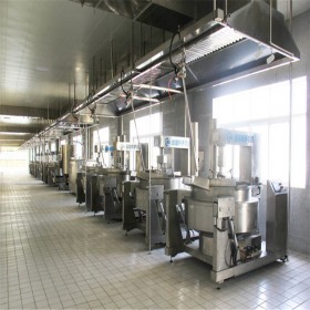 成都火鍋底料炒料機(jī)工作車間 鹵肉機(jī) 大型食品加工車間蒸煮機(jī) 炒料機(jī)批發(fā)廠家