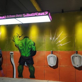 室內(nèi)3D手繪立體畫，成都墻體彩繪公司  10年美術(shù)工作經(jīng)驗