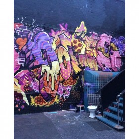 成都墻繪公司 工裝風(fēng)格墻體彩繪 娛樂休閑場所墻繪