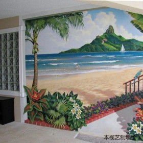 墻體彩繪找本視 專注手工墻繪定制  策劃 設(shè)計 繪制 一體化服務