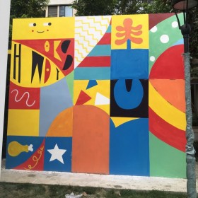 成都彩繪公司  墻面彩繪 圖案原創(chuàng)定制  效果圖繪制復(fù)原度95%以上