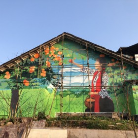 美麗鄉(xiāng)村墻繪 打造特色產(chǎn)業(yè)名片 手工繪制專業(yè)團(tuán)隊