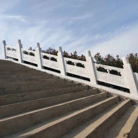 漢白玉欄桿 石材批發(fā) 大理石欄桿 漢白玉欄桿廠家  云升石材   按需定制