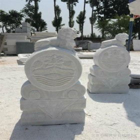 漢白玉石獅子雕刻 漢白玉動(dòng)物雕刻 漢白玉雕刻廠家