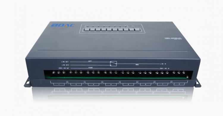 【BOAC伯奧克電子】工廠直銷(xiāo) 8路電源控制器 面板控制/RS232/RS485控制