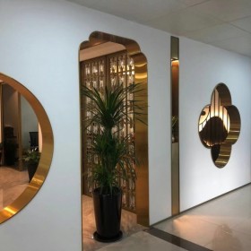 成都不銹鋼踢腳線門套包邊304材質(zhì)電梯線條裝飾內(nèi)裝施工設(shè)計