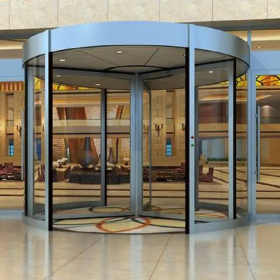 自動感應(yīng)旋轉(zhuǎn)門兩翼三翼適用于酒店銀行飯店等密封性好