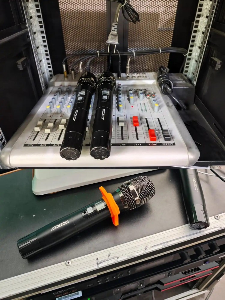 迪科科-DMT820-一拖二U段調(diào)頻無線手持話筒發(fā)射單元06