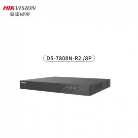 代理?？低曇曋С?00萬監(jiān)控硬盤錄像機 8/16路POE錄像主機2盤位