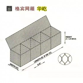石籠網(wǎng)價(jià)格工廠生產(chǎn)格賓網(wǎng)網(wǎng)孔型號定制綠皮包石網(wǎng)