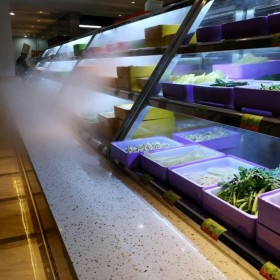 金創(chuàng)成飯店菜品展示柜定制 超市菜品展示柜定制 商超展示柜