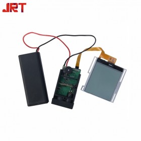 JRT四川成都激光傳感器測(cè)距60米激光測(cè)距模塊帶LED顯示屏測(cè)量距離儀器12mm激光模組