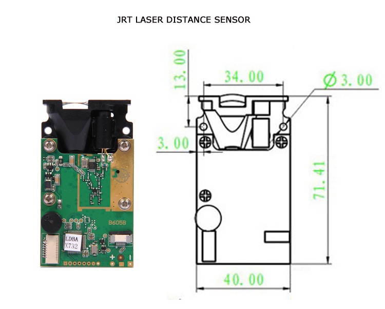 2018新品100米國產(chǎn)激光距離傳感器設計圖