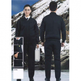 春秋長袖工作服套裝定制 車間廠服 勞保服 可印logo文字