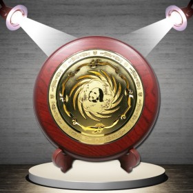 金屬紀(jì)念擺盤定制廠家 太陽(yáng)神鳥禮品批發(fā)供應(yīng)商